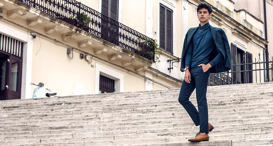 Abito uomo con maglione sales